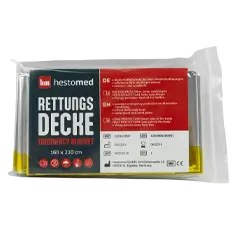 Hestomed Rettungsdecke gold/silber, 160x210 cm