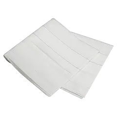 Tragelaken 100 x 210 cm 2-lagig, Tissue weiß, Unisan Comfort