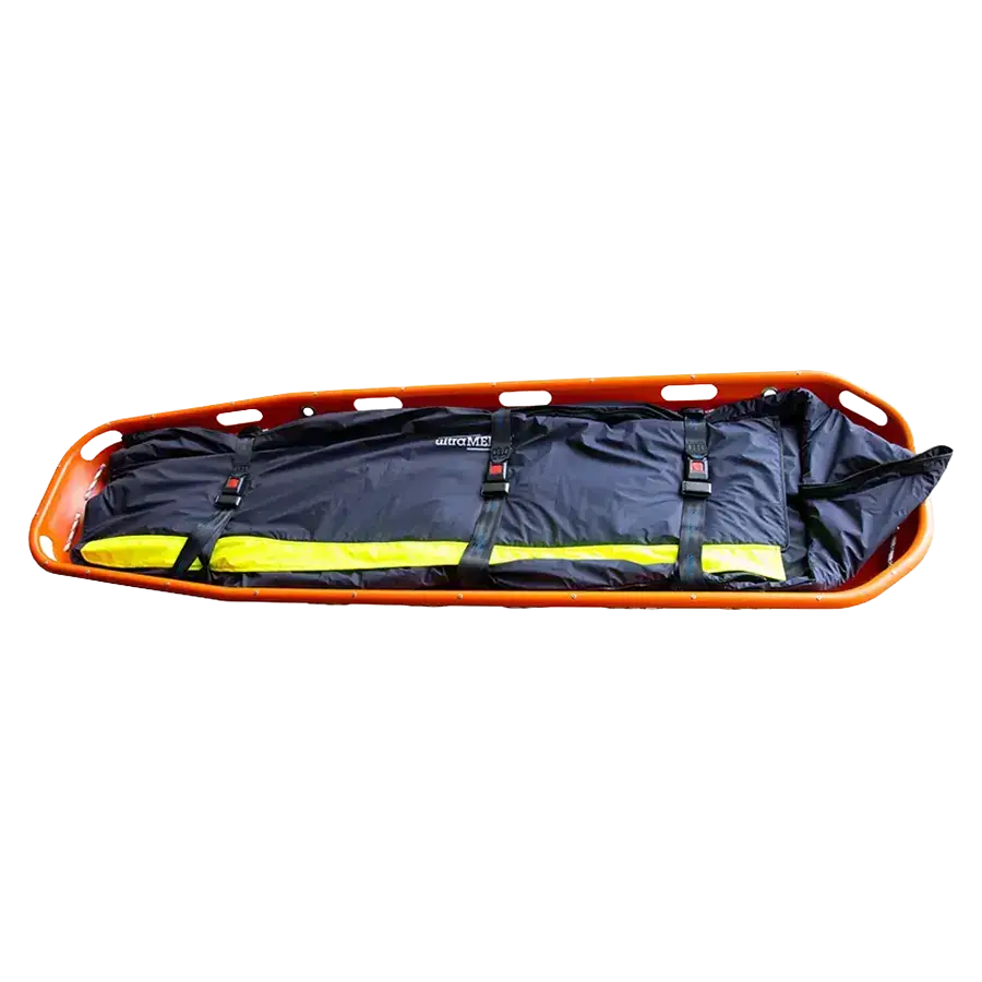 Rettungsmulde ultraBASKET STRETCHER TWIN, orange, teilbar