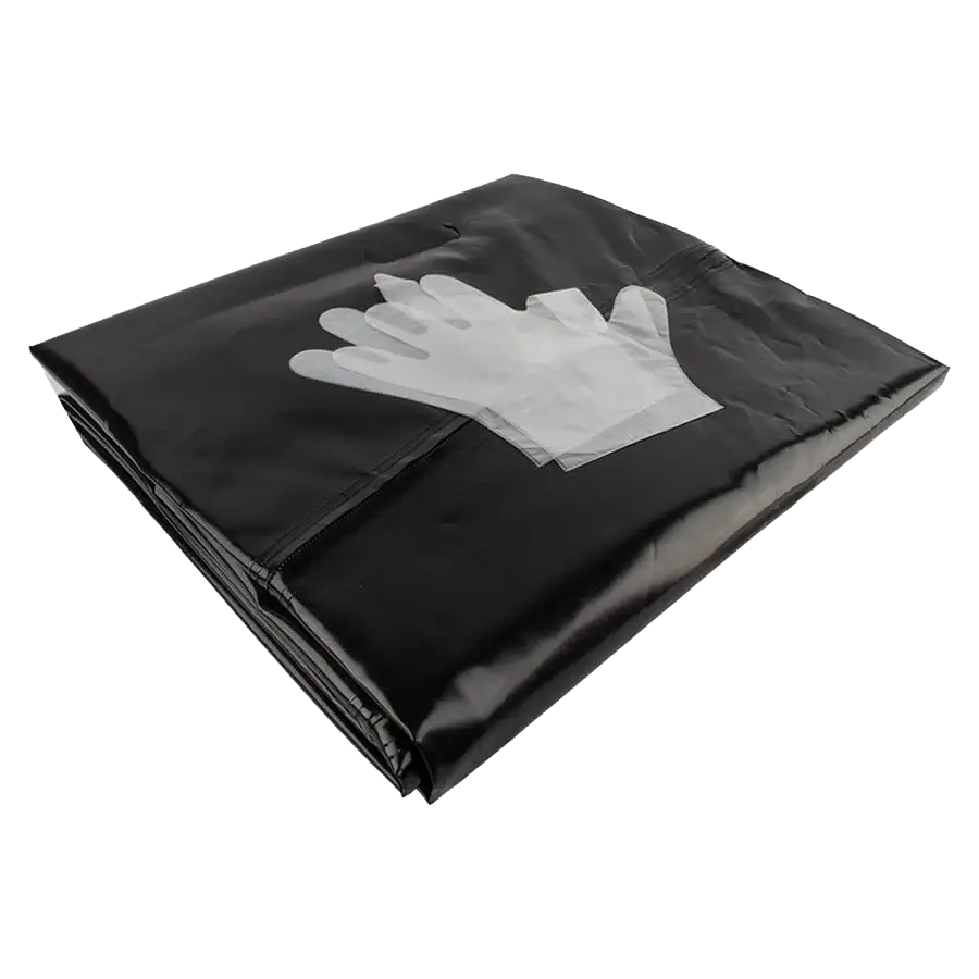 Leichensack XL, 8 Griffe, schwarz