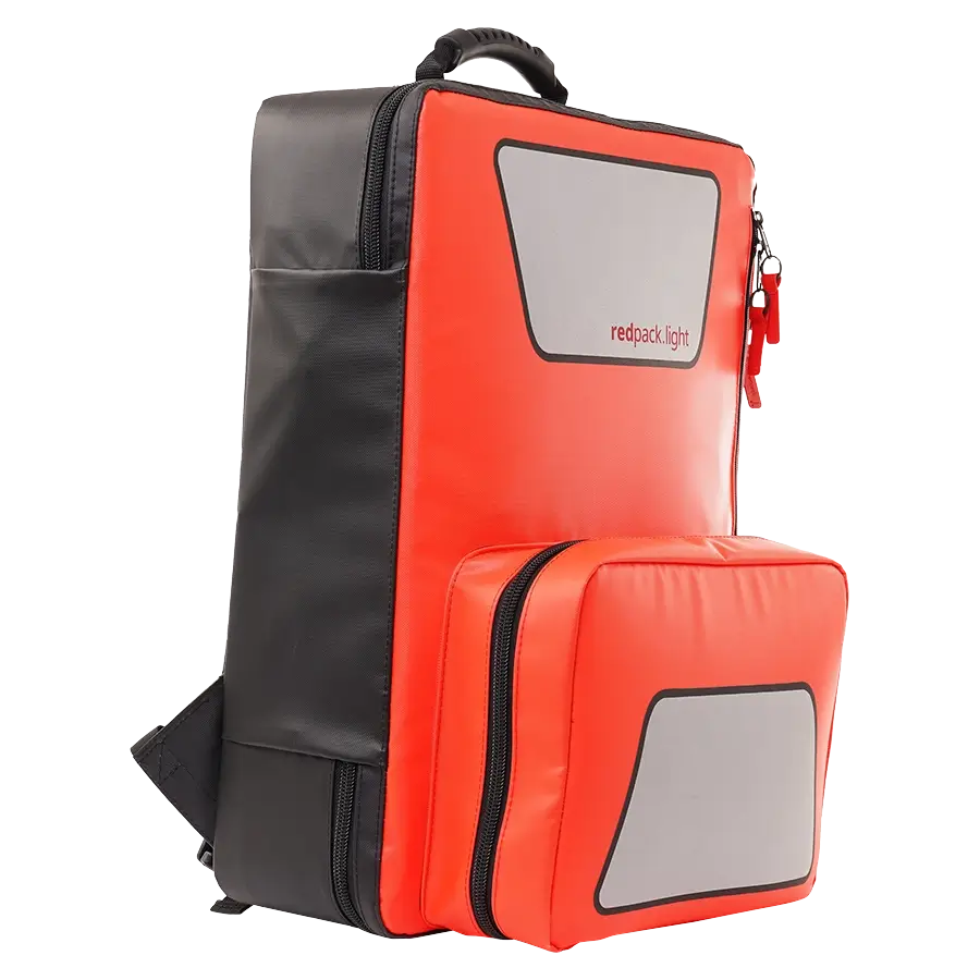 redpack light Rettungsrucksack M, rot