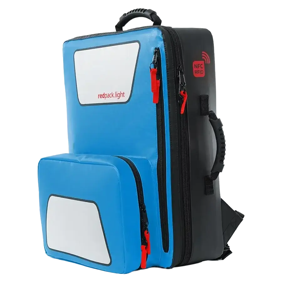 redpack light Rettungsrucksack M, blau