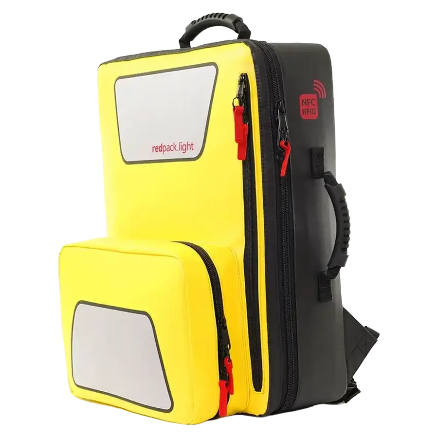 redpack light Rettungsrucksack M, gelb