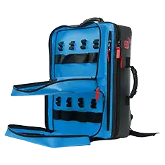 Rettungsrucksack redpack.light, Größe L, mit zwei Fronttaschen (je 330x250x110 mm)