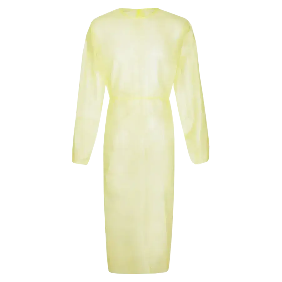 Schutzkittel SplashCoat+ mit Armgummi, gelb