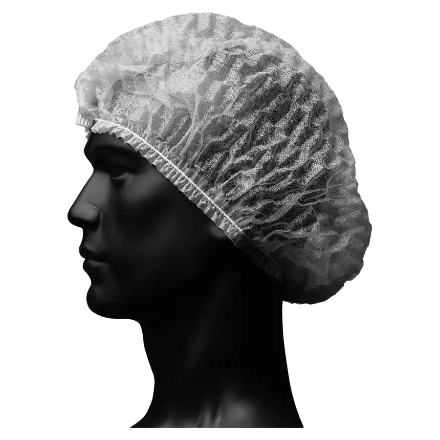 OP Haube Klipphaube weiß 52 cm