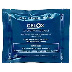 CELOX Training-Gauze Z-gefaltete 7,6 cm x 1,5 m