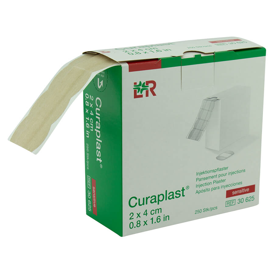 Curaplast Injektionspflaster Sensitiv 2 x 4 cm