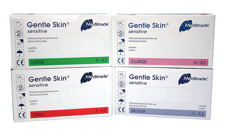 Latexhandschuh Gentle Skin Sensitive S
