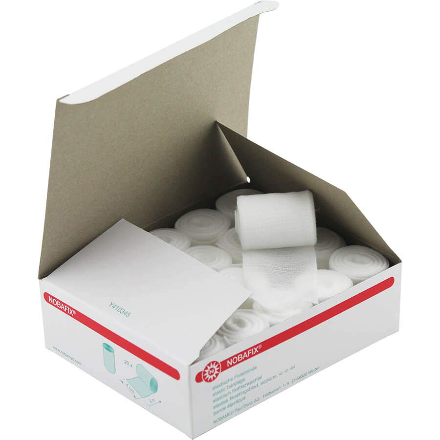 Nobafix Fixierbinde/Mullbinde elastisch 4 cm x 4 m