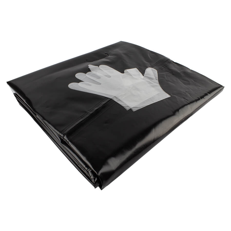 Leichensack XL, 8 Griffe, schwarz
