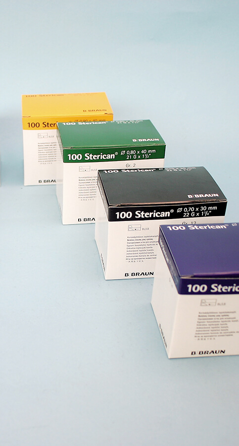 Sterican Kanülen Gr. 18, G26 x 1, 0,45 x 25 mm braun