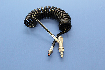 Spiralschlauch mit ZGA-DIN-Winkelstecker