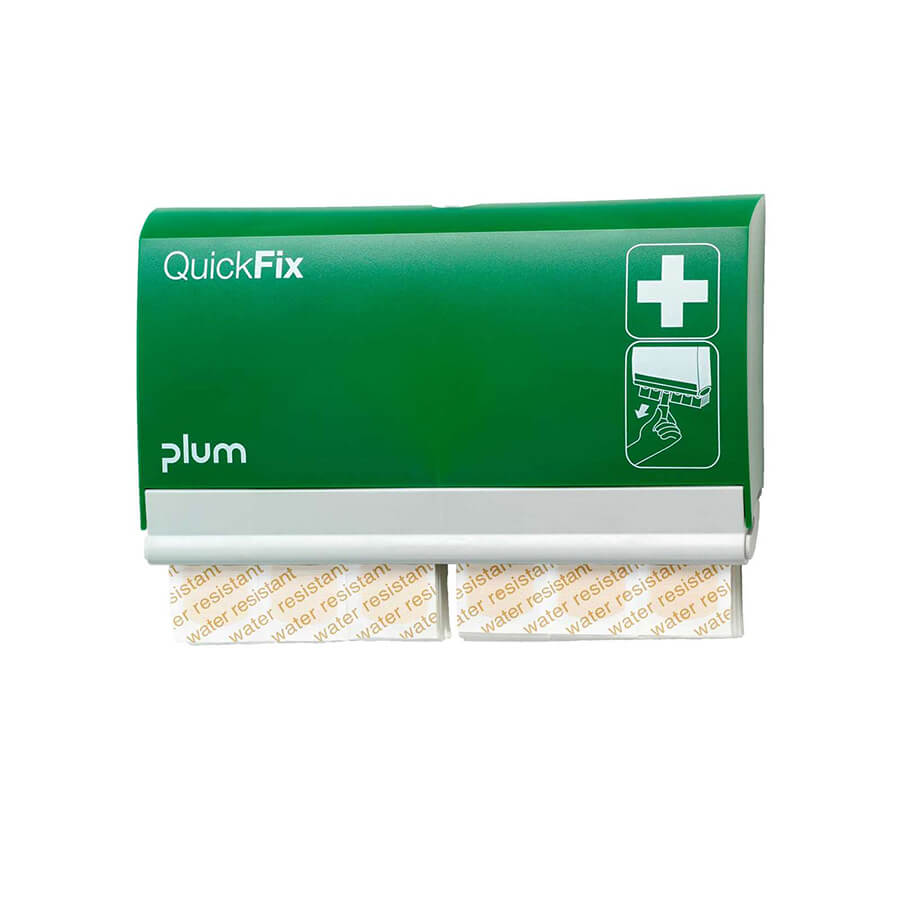 QuickFix Pflasterspender + 2 Nachfüllpack Pflasterstrips wasserfest 45 St.