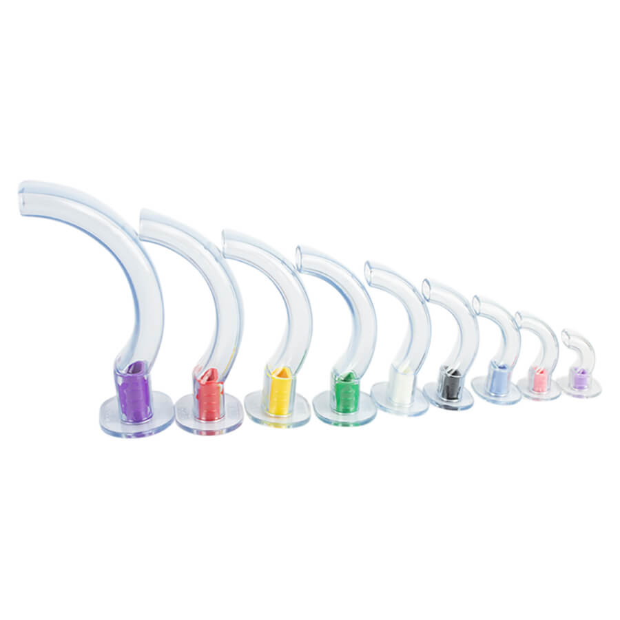 Guedel Tubus, Gr. 0 Rüsch PVC hellblau