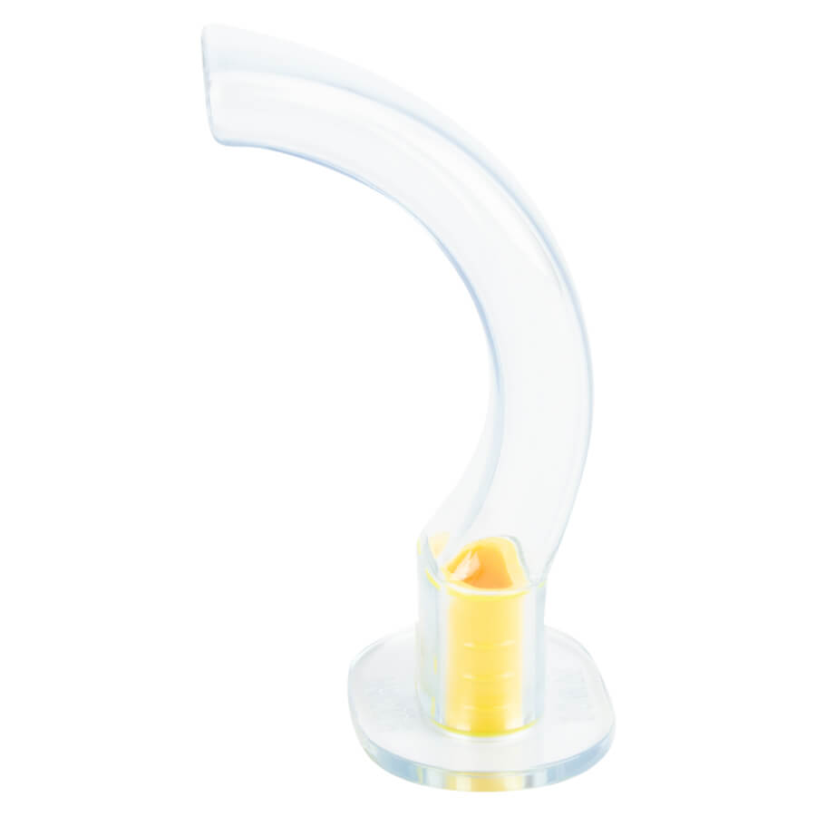 Guedel Tubus, Gr. 4 Rüsch PVC gelb