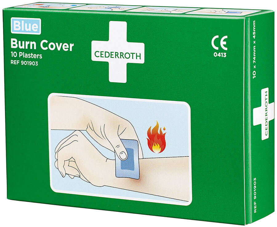 Cederroth Burn Cover blau 74 x 45 mm