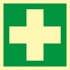 Rettungszeichen langnachleuchtend