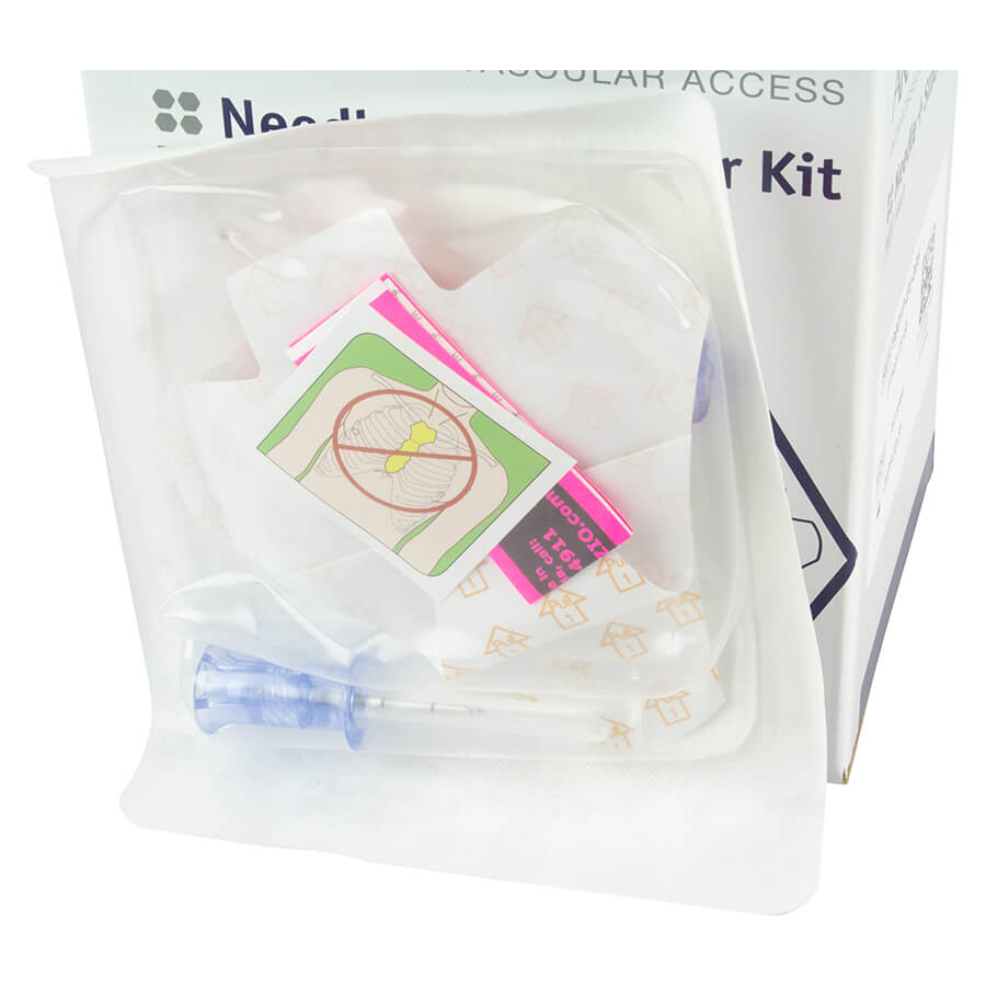EZ-IO Intraossäres Infusionssystem Nadel-Kit 25 mm blau + Stabilisierungspflaster