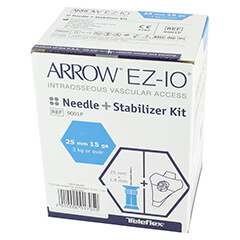 EZ-IO Intraossäres Infusionssystem Nadel-Kit blau inklusive Stabilisierungspflaster