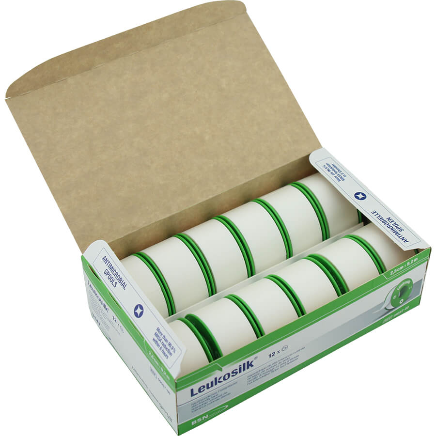 Leukosilk 9,2 m x 1,25 cm ohne Schutzring