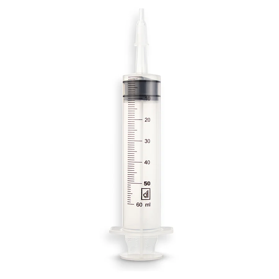 Wund-u. Blasenspritze 50/60ml, mit Katheteransatz