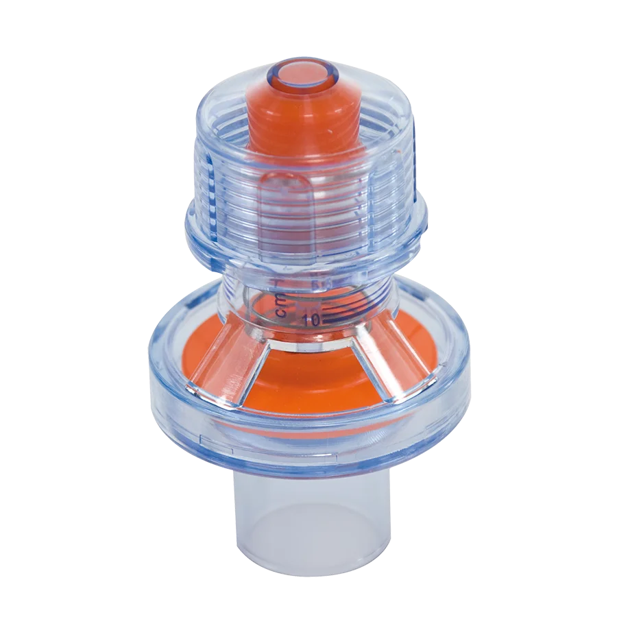 AERObag Einweg PEEP Ventil PV06-10, orange, mit 2 Sockeladaptern 22 mm AD; 30 mm ID