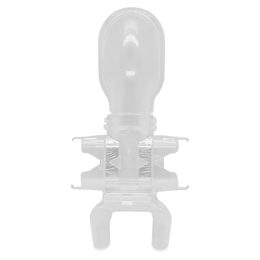Nasenadapter mit Mundschild und O2 Anschluss für P907 cap-ONE CO2-Sensor Kit